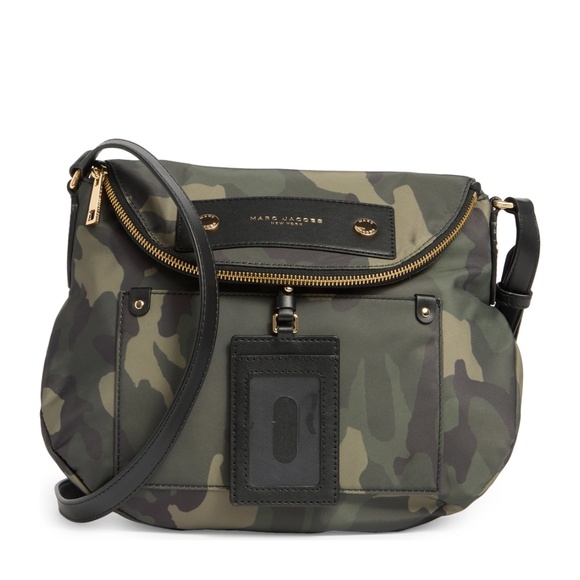 Marc Jacobs Handbags - Marc Jacobs Preppy Natasha Nylon Large Crossbody Bag - Camo